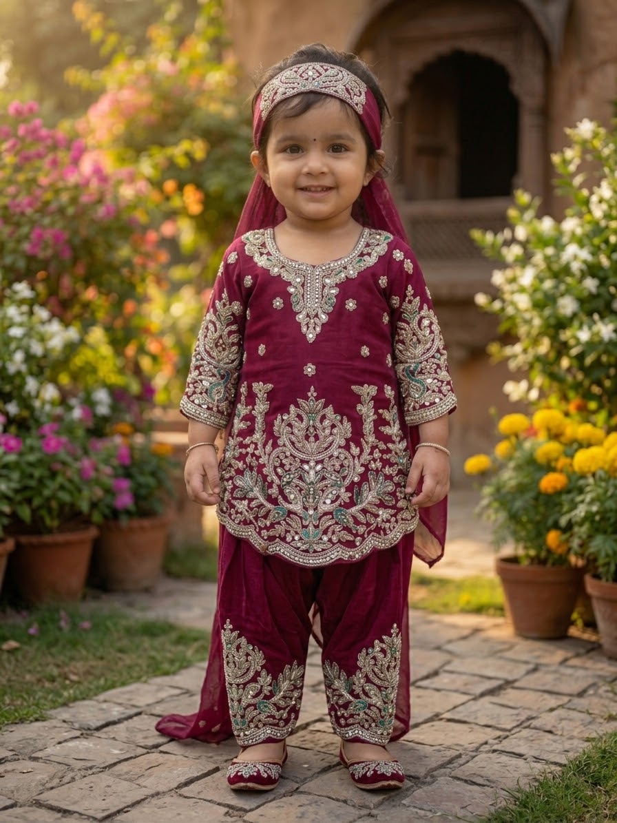 Indian Farsi gorgeous baby three piece