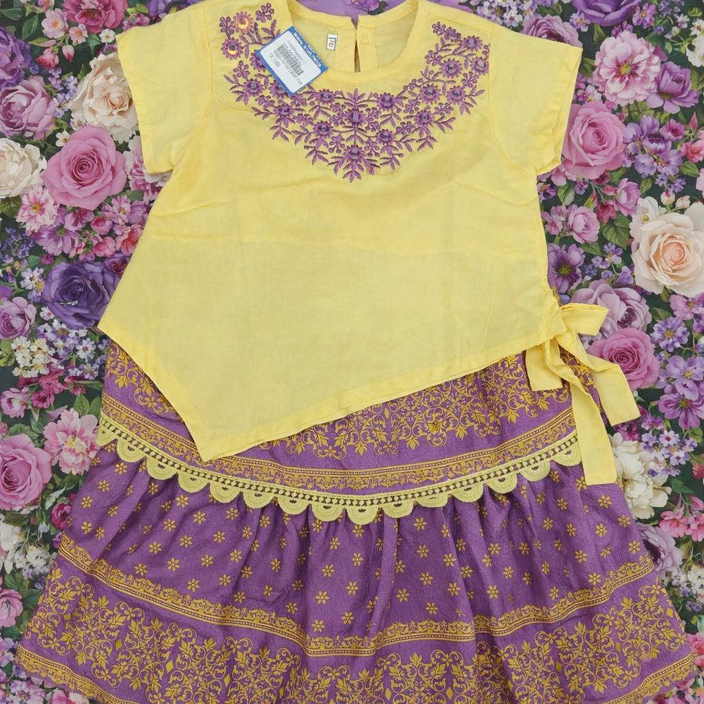 Golden Bloom Two‑Piece Set