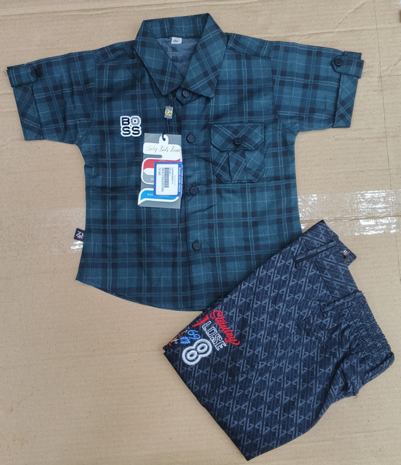 Baby shirt set.