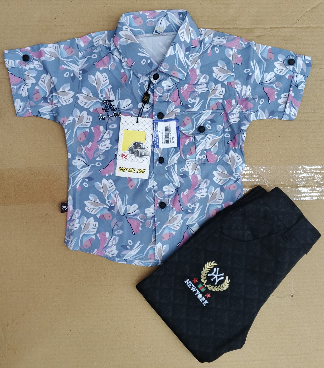 Baby shirt set.,