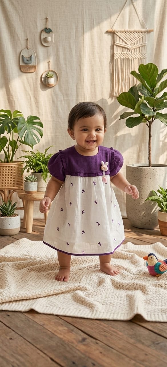 Baby Girl's Casual / Party Wear Frock