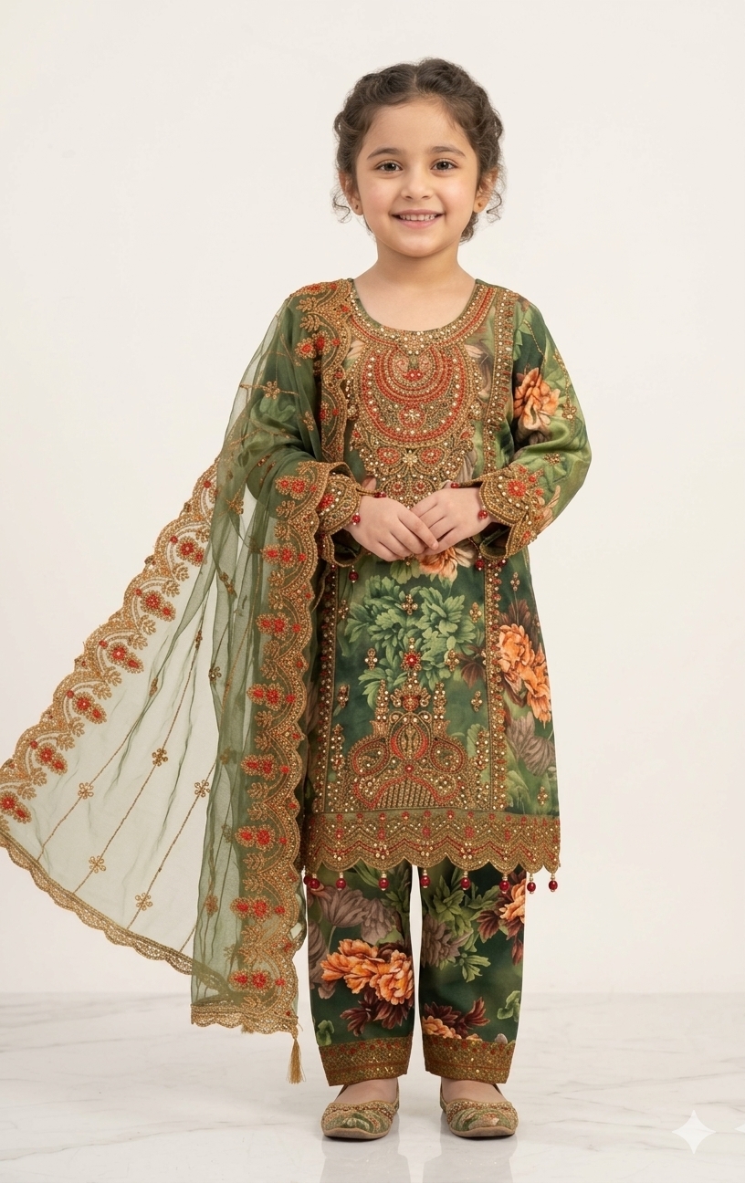Deep Green Premium quality Baby 3 pics
