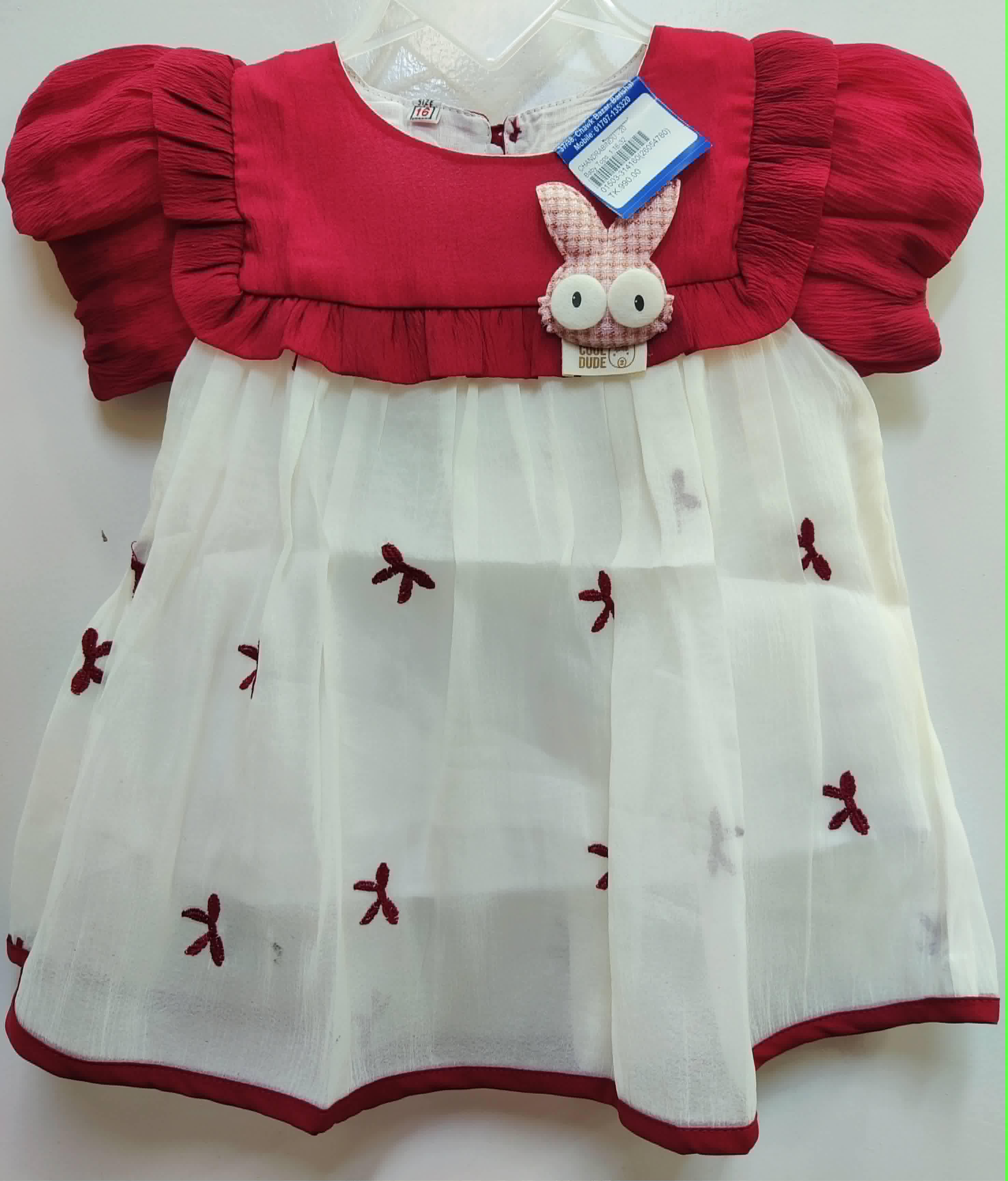 baby red tops